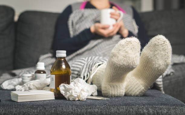 Sickness and flu concept